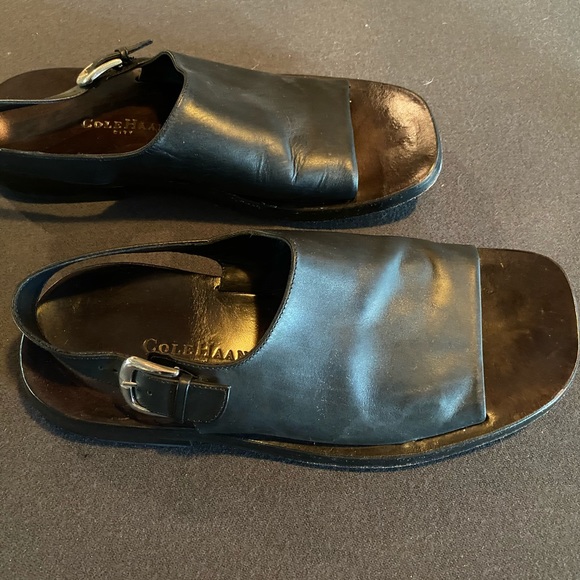 Cole Haan Men’s leather sandals Black - Picture 2 of 5